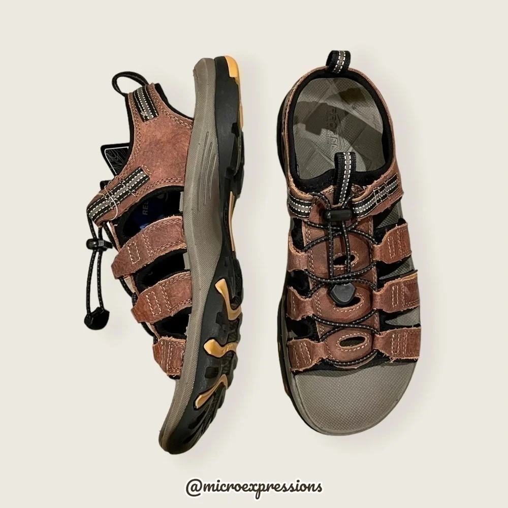 GH Bass & Co Men Propel Open Toe Beach Summer Vacation Brown Hiking Water Sandal - Picture 8 of 8